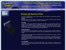 Tablet Screenshot of design.spanish-web.com